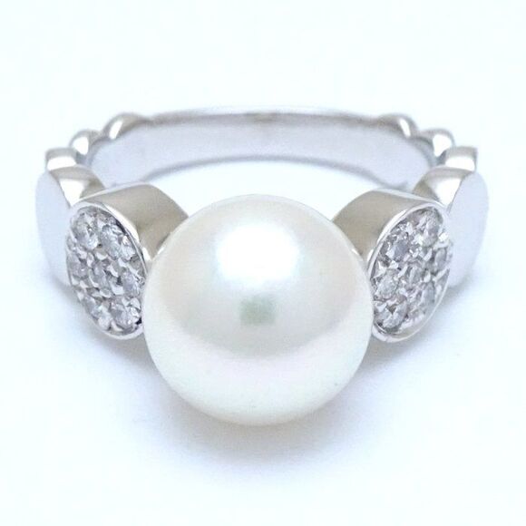 Piaget Pearl Diamond Ring K18WG White Gold - Picture 3 of 6
